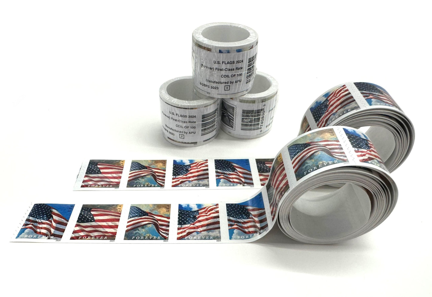2024 US Flags Booklets / Rolls Forever First Class Postage Stamps image 2